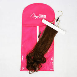 wooden hair extensions hanger