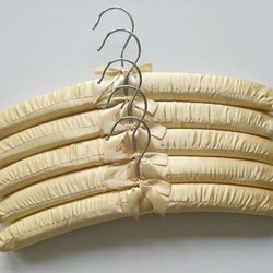 custom satin hanger