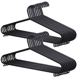 black plastic hanger