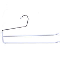 Inspring metal wire Multi 2 Layers clothes hangers for Slacks Pants Hanger