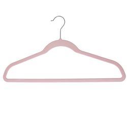 Inspring wholesale velvet hanger black flocking clothing rack