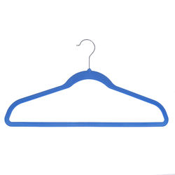 Inspring wholesale velvet hanger black flocking clothing rack