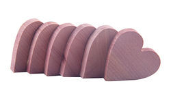 Inspring 100% Natural Cedar Aromatic with heart shape Wooden Cedar Clothes Storage