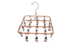 Inspring sock rack for baby clothes hanger
