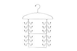 Metal wire hangers Space Saving Multi Layer Bra Hanger
