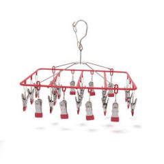 Inspring sock rack for baby clothes hanger
