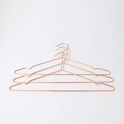Inspring stainless steel wire cloth hanger