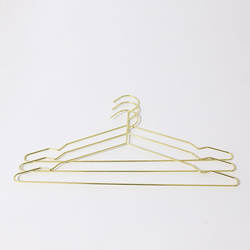 Inspring stainless steel wire cloth hanger