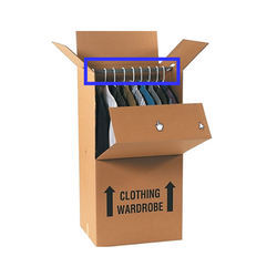 Custom plastic bar hanger holder for clothes transportation