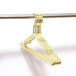 Inspring stainless steel wire cloth hanger