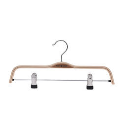Cheap Wooden Laminated Hangers With Clips