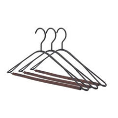 Luxury Wooden Bar Metal Suit hangers for trousers