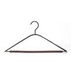 Luxury Wooden Bar Metal Suit hangers for trousers