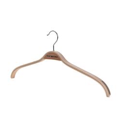 Laminated non-slip thin wooden hangers