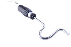 Retractable hanging poles clothes hanger fork