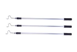 Retractable hanging poles clothes hanger fork