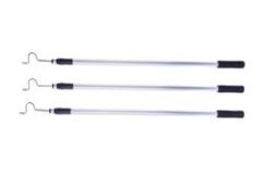 Retractable hanging poles clothes hanger fork
