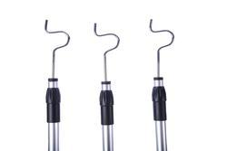 Retractable hanging poles clothes hanger fork