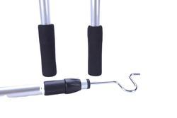 Retractable hanging poles clothes hanger fork