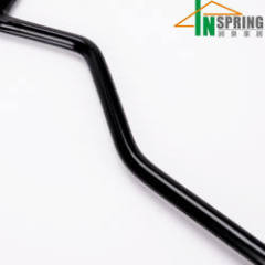 Special black metal space save dress hanger