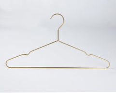 Whosale Gold Metal hanger Wire Clothes Hanger golden hanger