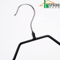Special black metal space save dress hanger