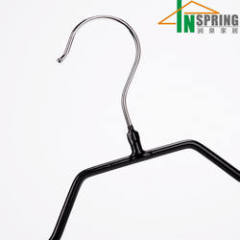 Special black metal space save dress hanger