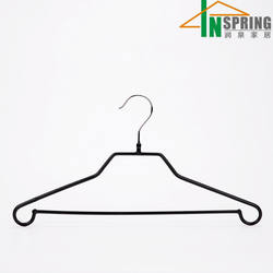Special black metal space save dress hanger