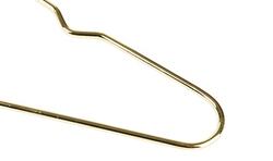Whosale Gold Metal hanger Wire Clothes Hanger golden hanger