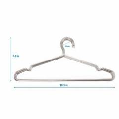 Stainless Steel Strong Metal Wire Hangers Clothes Hangers 16 Inch