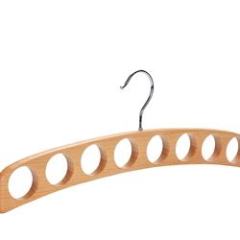 Hot Sale Multifunction Hanger Household Basic Wooden Silk Scarf Hanger