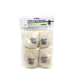 Inspring red cedar wood chips sachets bag for wardrobe