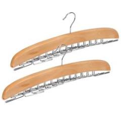 Inspring Household Factory 24 Bar Wooden Tie Magic Hangers