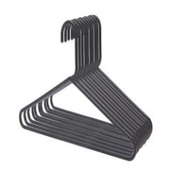 wholesale black plastic hangers for clothes