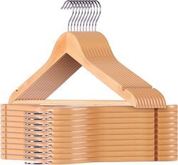 Wholesale Free Logo Wooden Custom Suit hanger