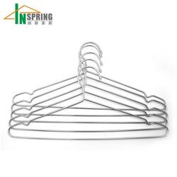 Inspring stainless steel clothes metal wire hanger for sale