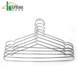Inspring stainless steel clothes metal wire hanger for sale