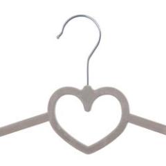 Velvet hanger custom pattern flocked hangers