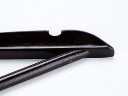 Factory custom black hangers bar clothes hanger