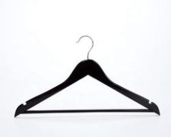 Factory custom black hangers bar clothes hanger
