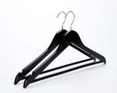 Factory custom black hangers bar clothes hanger