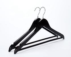 Factory custom black hangers bar clothes hanger