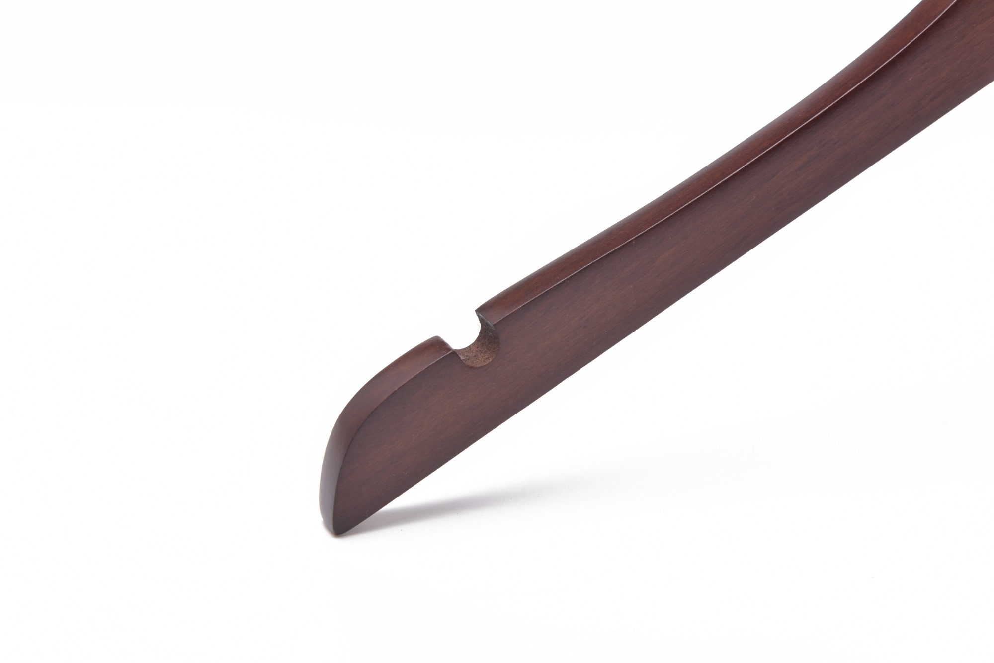 Mahogany wooden clothes hangers for coat and suit