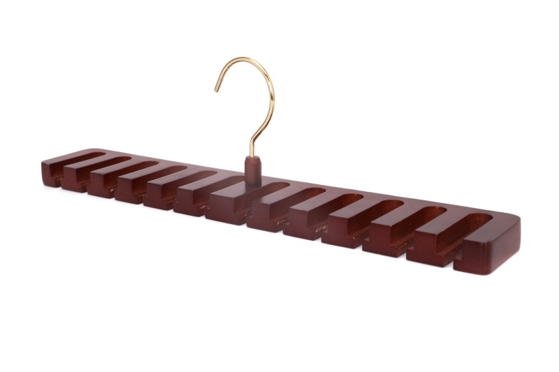 Inspring wood 12 display wooden belt hanger