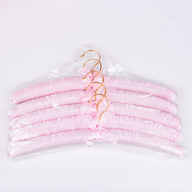 Satin padded best hangers for no shoulder marks