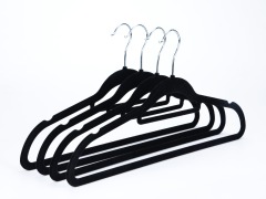 Space saving non-slip custom velvet hangers