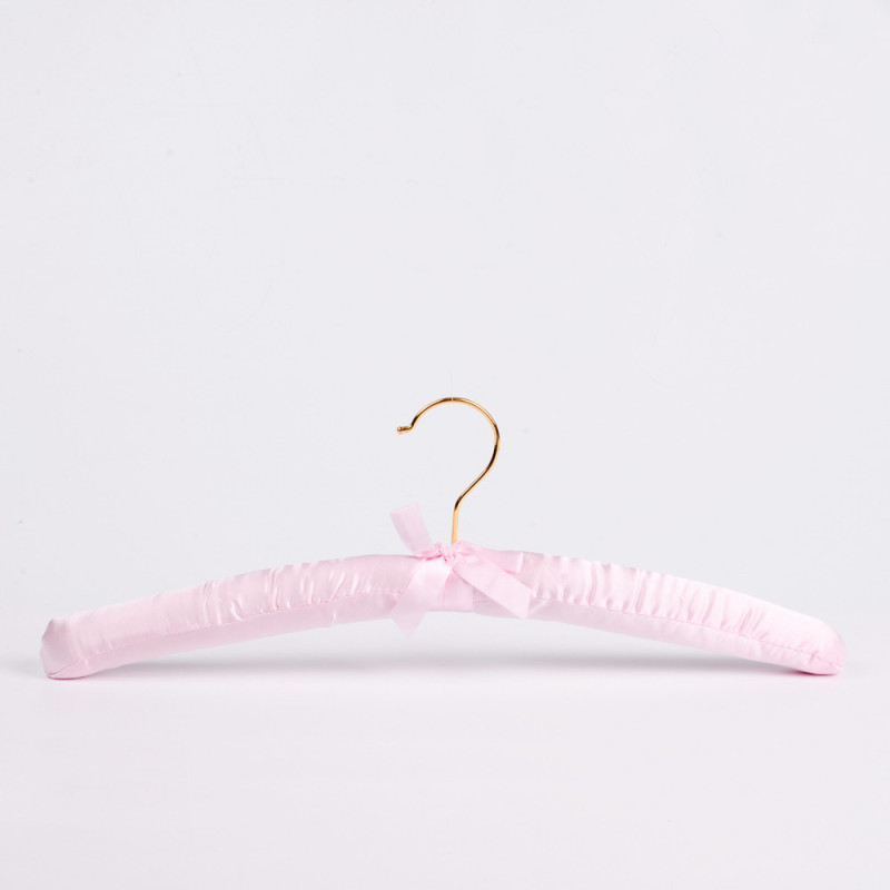 Satin padded best hangers for no shoulder marks