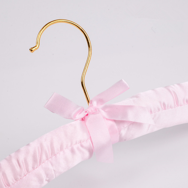 Satin padded best hangers for no shoulder marks