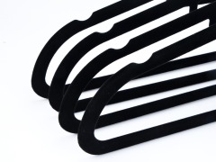 Space saving non-slip custom velvet hangers