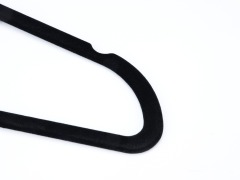 Space saving non-slip custom velvet hangers